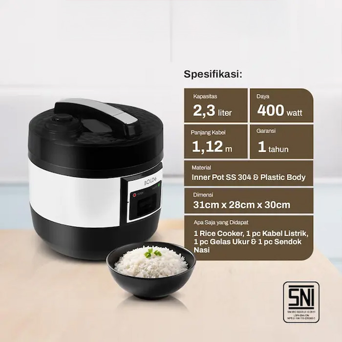 Bolde Super Cook Maestro Pro Max Stainless 2.3 L - Hitam